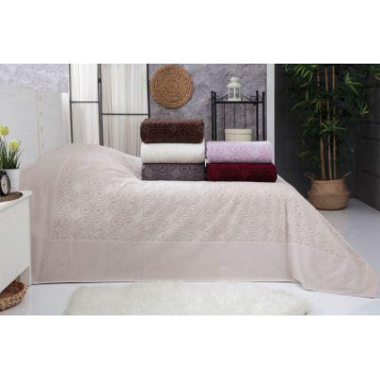 Велюровая простынь 200*220 BELIZZA Бежевая Велюровая простынь 200*220 BELIZZA Бежевая