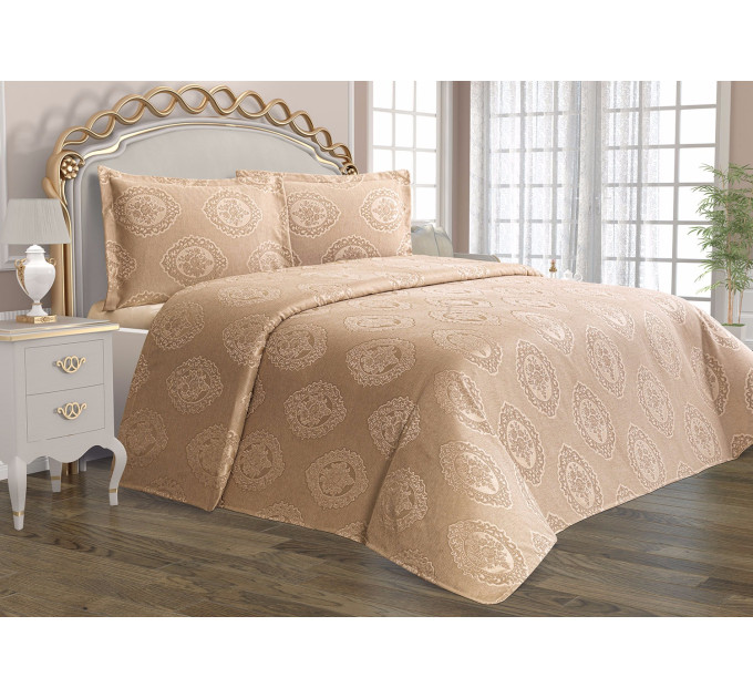 Покрывало Tropik home Lotus Beige