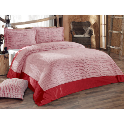 Покрывало Irya полиэстер Stone Kirmizi 270x250 Покрывало Irya полиэстер Stone Kirmizi 270x250