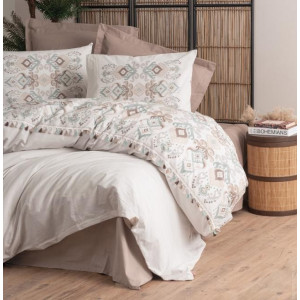 Комплект постельного белья Cotton box Candy Asilo Kahve 200x220