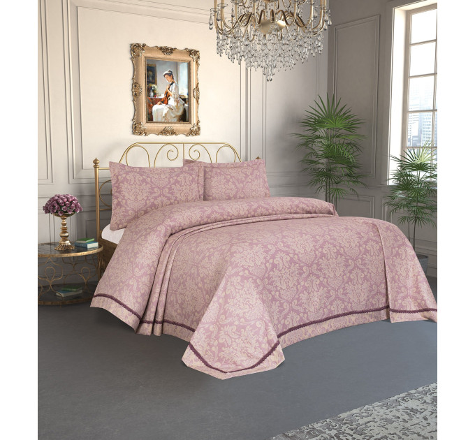 Покрывало Tropik Home Pandora Damask Lila 1229-2 240x260 Покрывало Tropik Home Pandora Damask Lila 1229-2 240x260