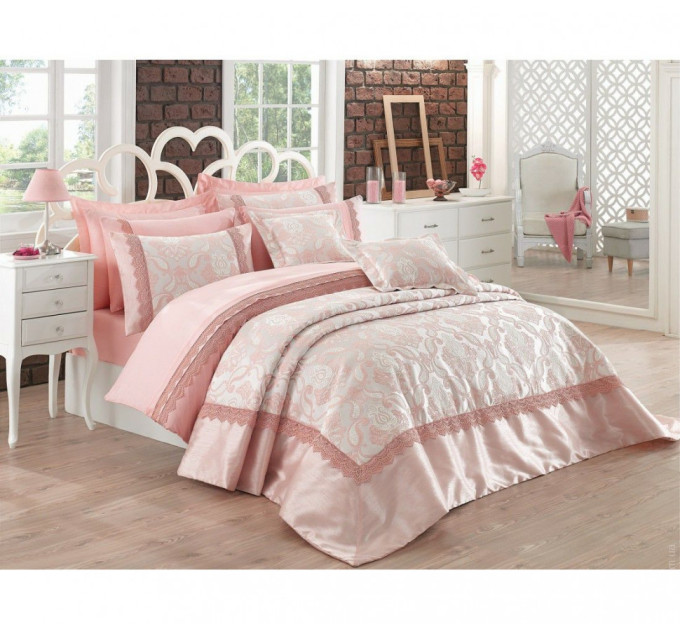 Покрывало Cotton box Delux Belleza Pudra