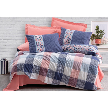 Комплект постельного белья Cotton box Cielo Mercan 200x220 Комплект постельного белья Cotton box Cielo Mercan 200x220