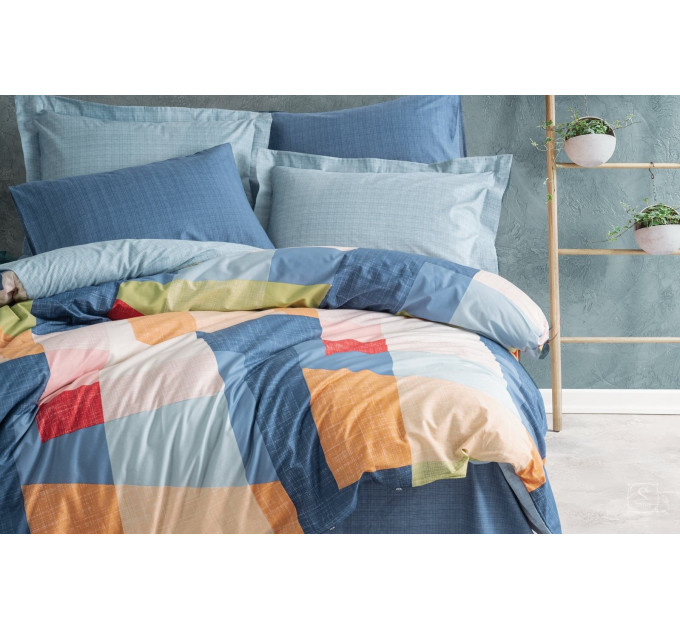 Комплект постельного белья Cotton box Modern Cosy Mavi 200x220 Комплект постельного белья Cotton box Modern Cosy Mavi 200x220