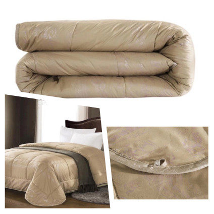 Одеяло шерсть верблюда двуспальное (200х220) Одеяло шерсть верблюда двуспальное (200х220)