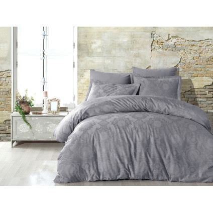 Постельное белье жаккард Dantela vita LOUISA ANTRASIT (200x220) Постельное белье жаккард Dantela vita LOUISA ANTRASIT (200x220)