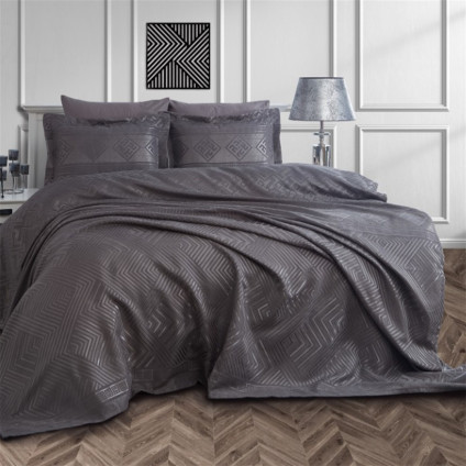 Покрывало жаккард Dantela Vita JUSTO ANTRASIT (260x260) Покрывало жаккард Dantela Vita JUSTO ANTRASIT (260x260)