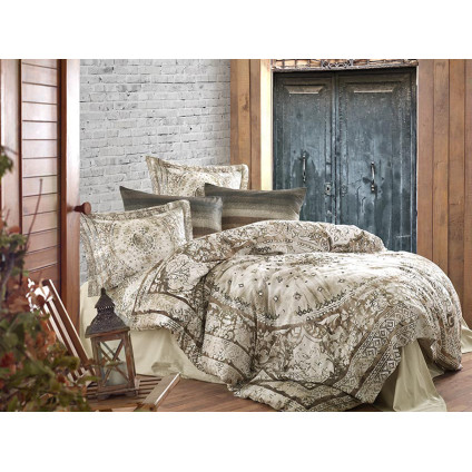 Постельное белье сатин принт премиум - Dantela vita Lina yeseli (200x220) Постельное белье сатин принт премиум - Dantela vita Lina yeseli (200x220)