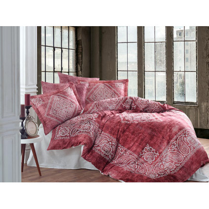 Постельное белье сатин принт премиум - Dantela vita Grace brick (200x220) Постельное белье сатин принт премиум - Dantela vita Grace brick (200x220)