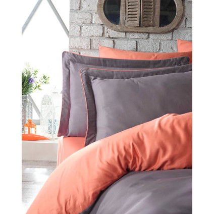 Постельное белье сатин Dantela vita TUANA ORANGE (160x220) Постельное белье сатин Dantela vita TUANA ORANGE (160x220)