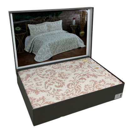 Покрывало жаккард DIAMOND MASON PUDRA (230x260) Покрывало жаккард DIAMOND MASON PUDRA (230x260)