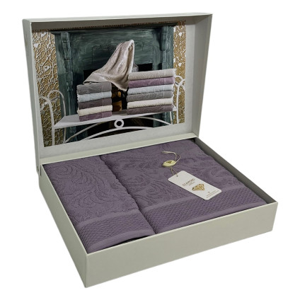 Набір рушників DIAMOND FLOVER LILAC Набір рушників DIAMOND FLOVER LILAC