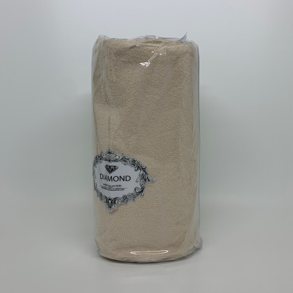 Простыня махровая на резинке DIAMOND HAVLU CARSAF BEIGE Простыня махровая на резинке DIAMOND HAVLU CARSAF BEIGE