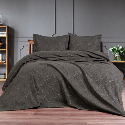 Покрывало EDANTE LENORA ANTRASIT (250x260) Покрывало EDANTE LENORA ANTRASIT (250x260)