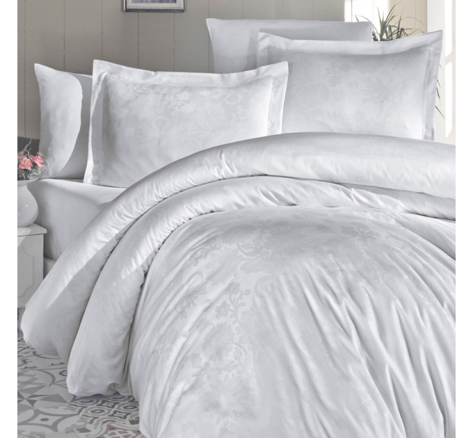 Постільна білизна жакард FIRST CHOICE HERRA BEYAZ (200x220)