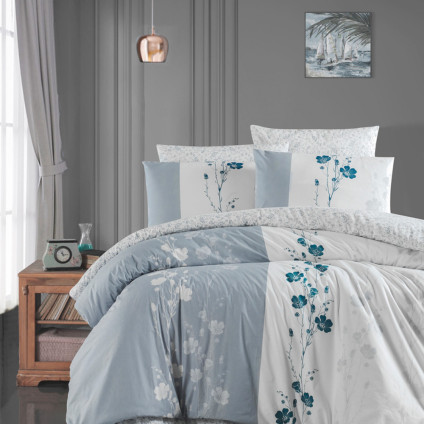 Постельное белье ранфорс FIRST CHOICE CAMELIA GREY(160x220) Постельное белье ранфорс FIRST CHOICE CAMELIA GREY(160x220)