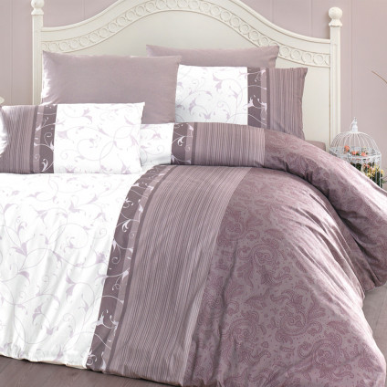 Постельное белье ранфорс FIRST CHOICE PEITRA LILAC (160x220) Постельное белье ранфорс FIRST CHOICE PEITRA LILAC (160x220)