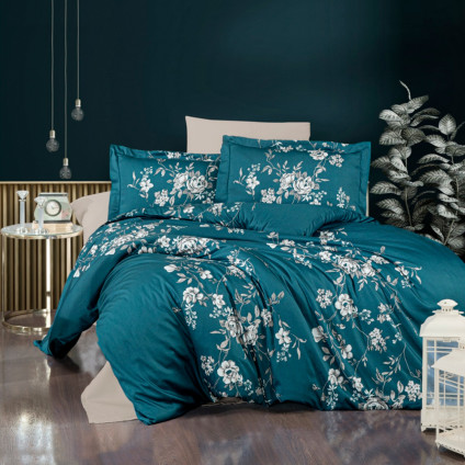 Постельное белье сатин делюкс FIRST CHOICE ARYA TURQUOISE (200x220) Постельное белье сатин делюкс FIRST CHOICE ARYA TURQUOISE (200x220)