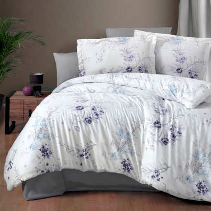 Постельное белье сатин делюкс FIRST CHOICE LEENA LILAC (200x220) Постельное белье сатин делюкс FIRST CHOICE LEENA LILAC (200x220)