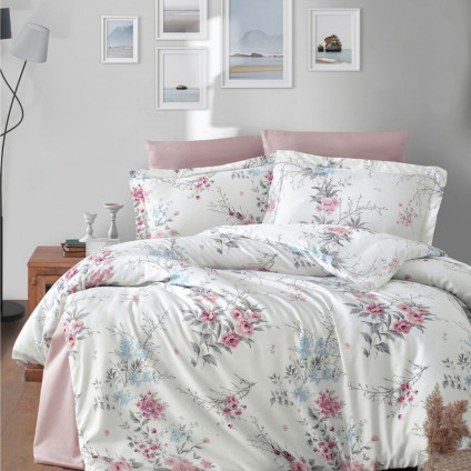 Постельное белье сатин делюкс FIRST CHOICE LEENA POWDER (200x220) Постельное белье сатин делюкс FIRST CHOICE LEENA POWDER (200x220)