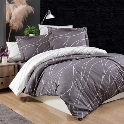 Постельное белье сатин FIRST CHOICE MESI QUICK SILVER (200x220) Постельное белье сатин FIRST CHOICE MESI QUICK SILVER (200x220)