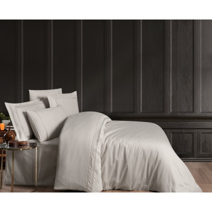 Постельное белье жаккард FIRST CHOICE GOMEZ BEIGE (200x220)