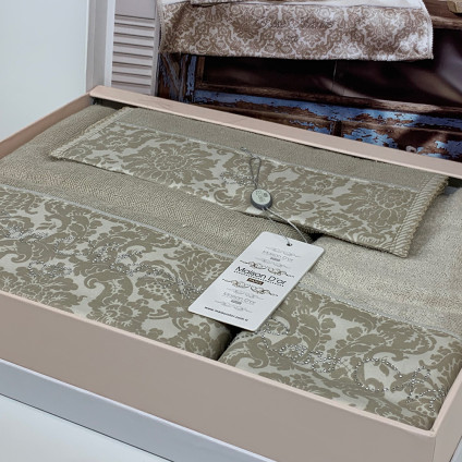 Набір бамбукових рушників Maison Dor ROSE MARINE BEIGE (3) Набір бамбукових рушників Maison Dor ROSE MARINE BEIGE (3)