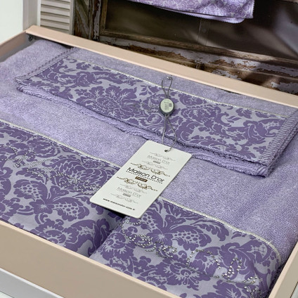 Набір бамбукових рушників Maison Dor ROSE MARINE LILAC (3) Набір бамбукових рушників Maison Dor ROSE MARINE LILAC (3)