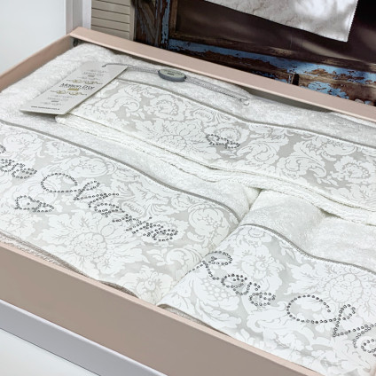 Набір бамбукових рушників Maison Dor ROSE MARINE WHITE (3) Набір бамбукових рушників Maison Dor ROSE MARINE WHITE (3)