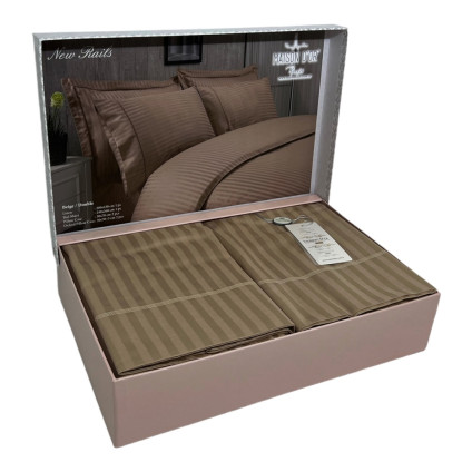 Постельное белье Maison Dor NEW RAILS BEIGE  (200x220) Постельное белье Maison Dor NEW RAILS BEIGE  (200x220)