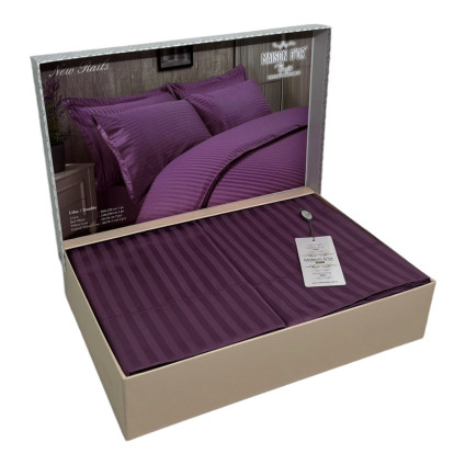 Постельное белье Maison Dor NEW RAILS LILAC  (200x220) Постельное белье Maison Dor NEW RAILS LILAC  (200x220)