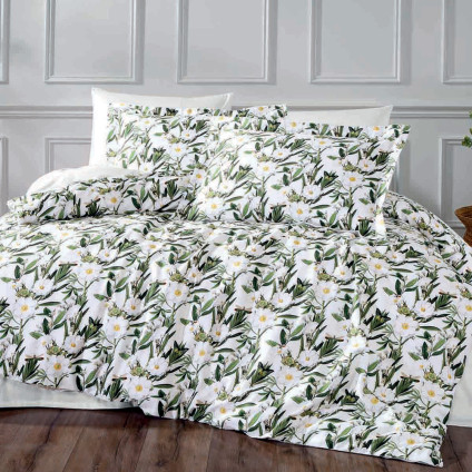 Постельное белье Tivolyo Home CALDERON WHITE (200x220)