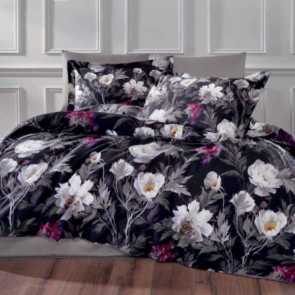 Постельное белье Tivolyo Home JET BLACK (200x220)