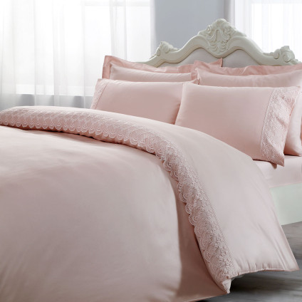 Постельное белье TIVOLYO HOME MINERVA PEMBE (семья) Постельное белье TIVOLYO HOME MINERVA PEMBE (семья)