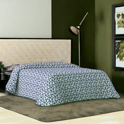 Покрывало  Zebra Onix Green двустороннее (250x270) Покрывало  Zebra Onix Green двустороннее (250x270)