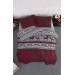 Постельное белье First Choice Фланель Happyness red евро