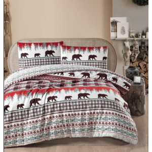 Постельное белье First Choice Фланель kozy tile евро