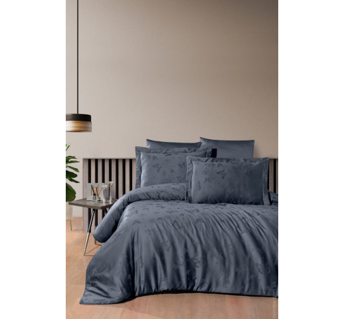 Постельное белье First Choice жаккард Corina denim евро