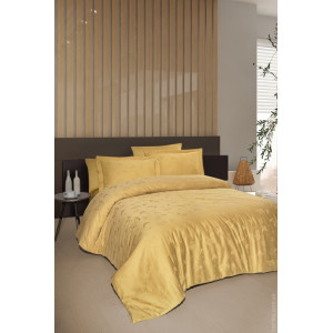 Постельное белье First Choice жаккард Corina ocher евро