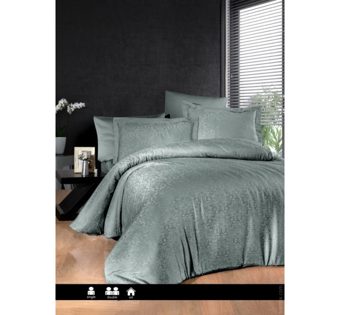 Постельное белье First Choice жаккард Misra moonmist евро