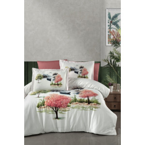 Постільна білизна First Choice VIP сатин 3D Kelvin євро