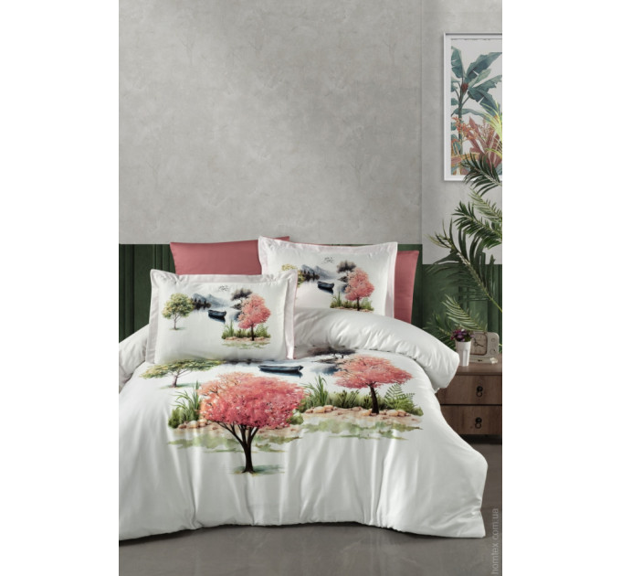 Постільна білизна First Choice VIP сатин 3D Kelvin євро