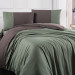 Постільна білизна Altinbasak ранфорс люкс yesil/kahve євро