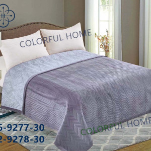 Покрывало велюр COLORFUL VELOR LASER ZIGZAG Лиловый