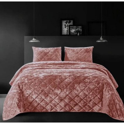 Покрывало Home Textile VELOUR MARBLE розовый Покрывало Home Textile VELOUR MARBLE розовый