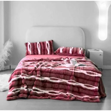 Плед - покрывало Home Textile Plaid Sable K красный Плед - покрывало Home Textile Plaid Sable K красный