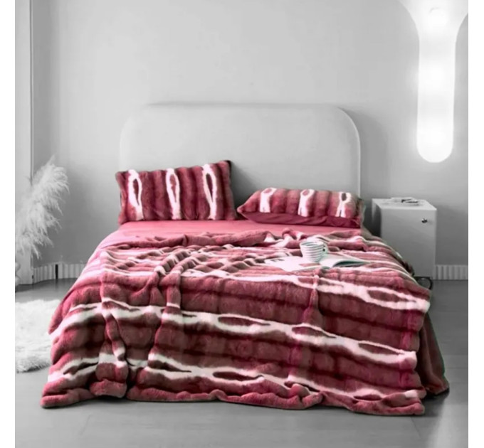 Плед - покрывало Home Textile Plaid Sable K красный