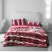 Плед - покрывало Home Textile Plaid Sable K красный