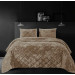 Покрывало Home Textile VELOUR MARBLE бежевый