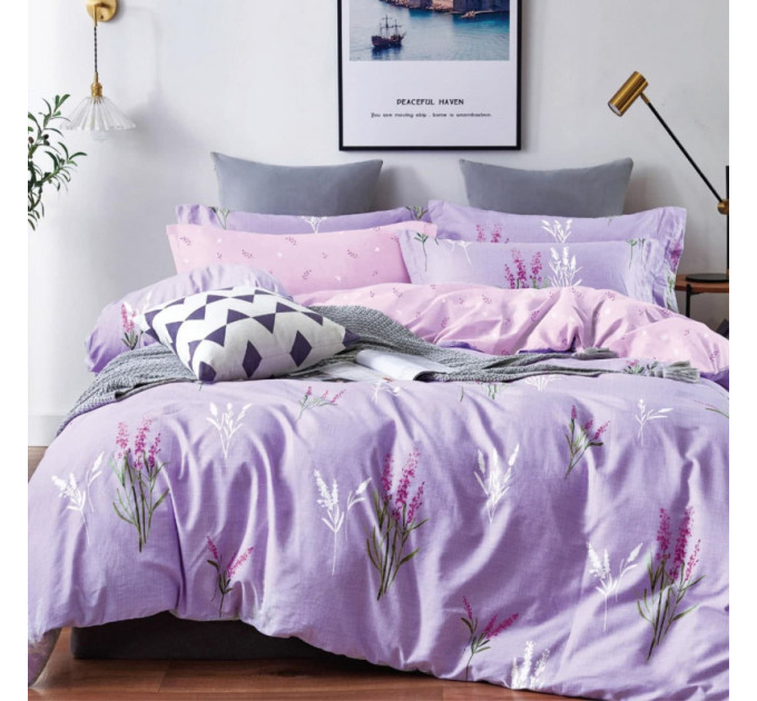 Комплект постільної білизни ранфорс 21146